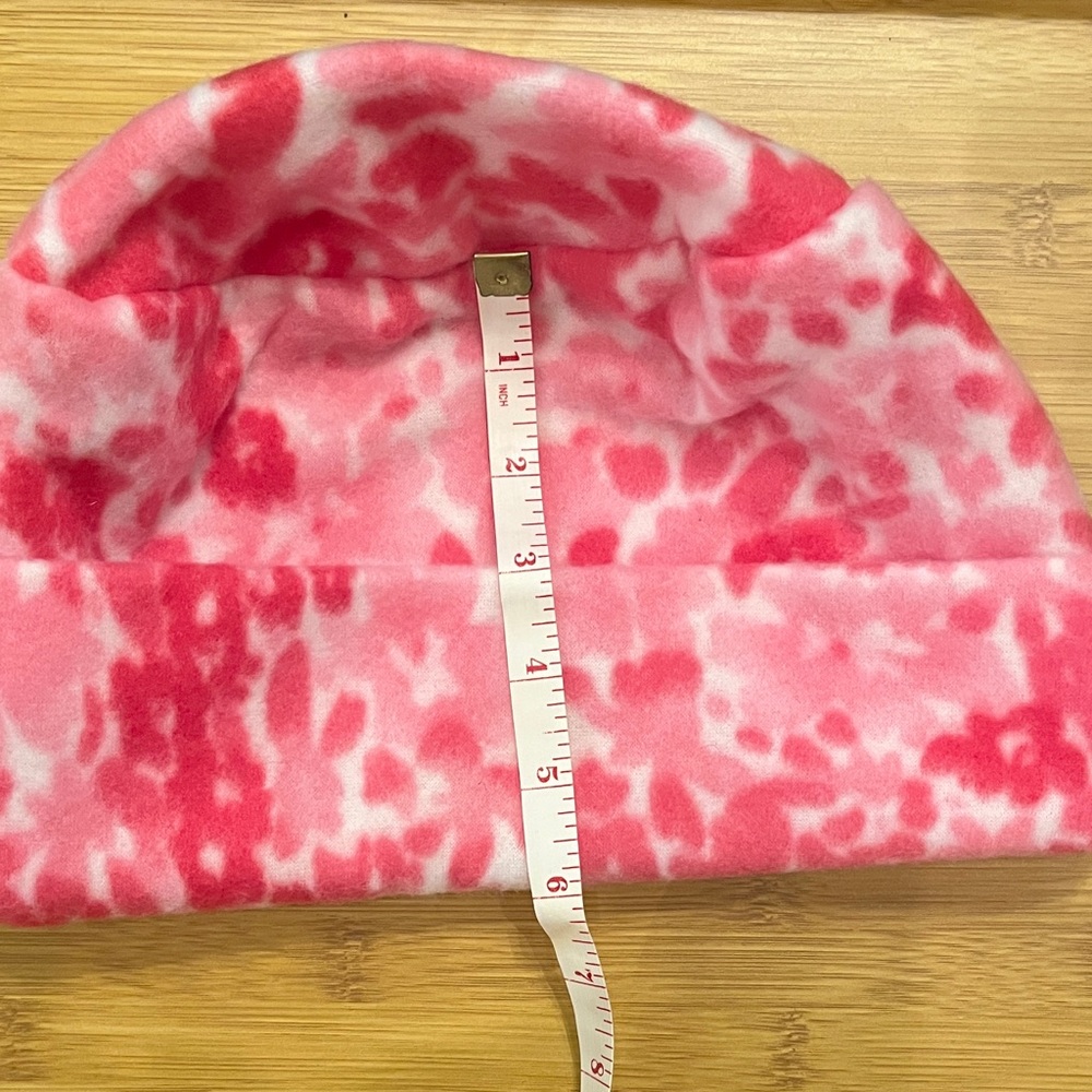 Pink Floral Fleece Bucket Hat - Picture 3 of 5